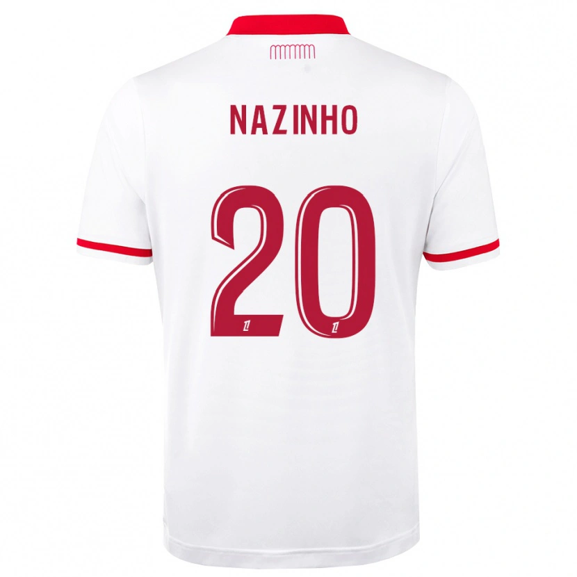Danxen Herren Flávio Basilua Jacinto Dos Nazinho #20 Rot Weiß Heimtrikot Trikot 2026/27 T-Shirt