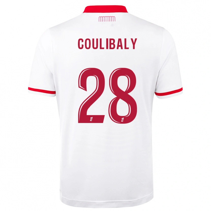 Danxen Herren Mamadou Coulibaly #28 Rot Weiß Heimtrikot Trikot 2026/27 T-Shirt