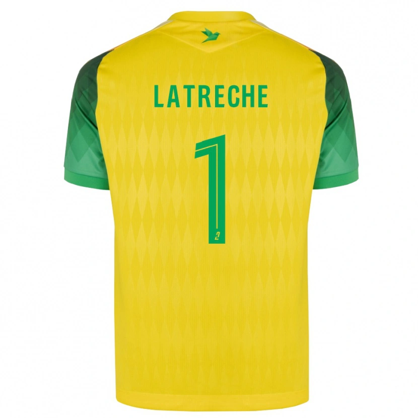 Danxen Herren Yanis Latreche #1 Gelb Grün Rot Heimtrikot Trikot 2026/27 T-Shirt