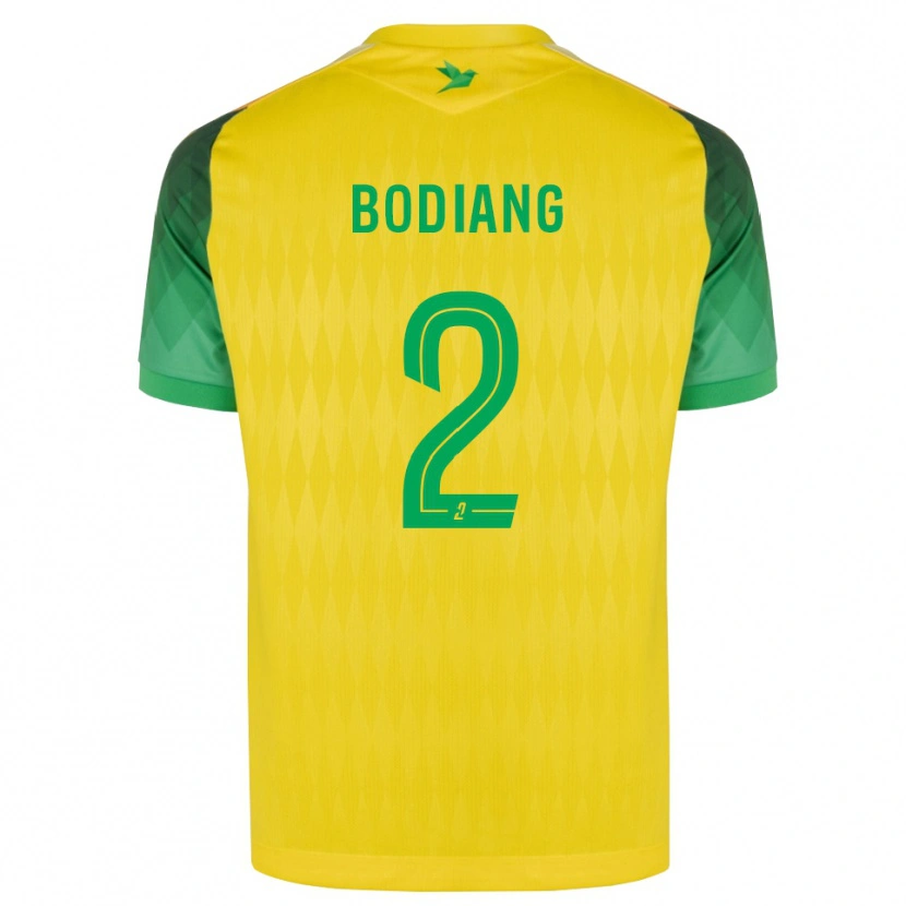 Danxen Herren Moutanabi Bodiang #2 Gelb Grün Rot Heimtrikot Trikot 2026/27 T-Shirt