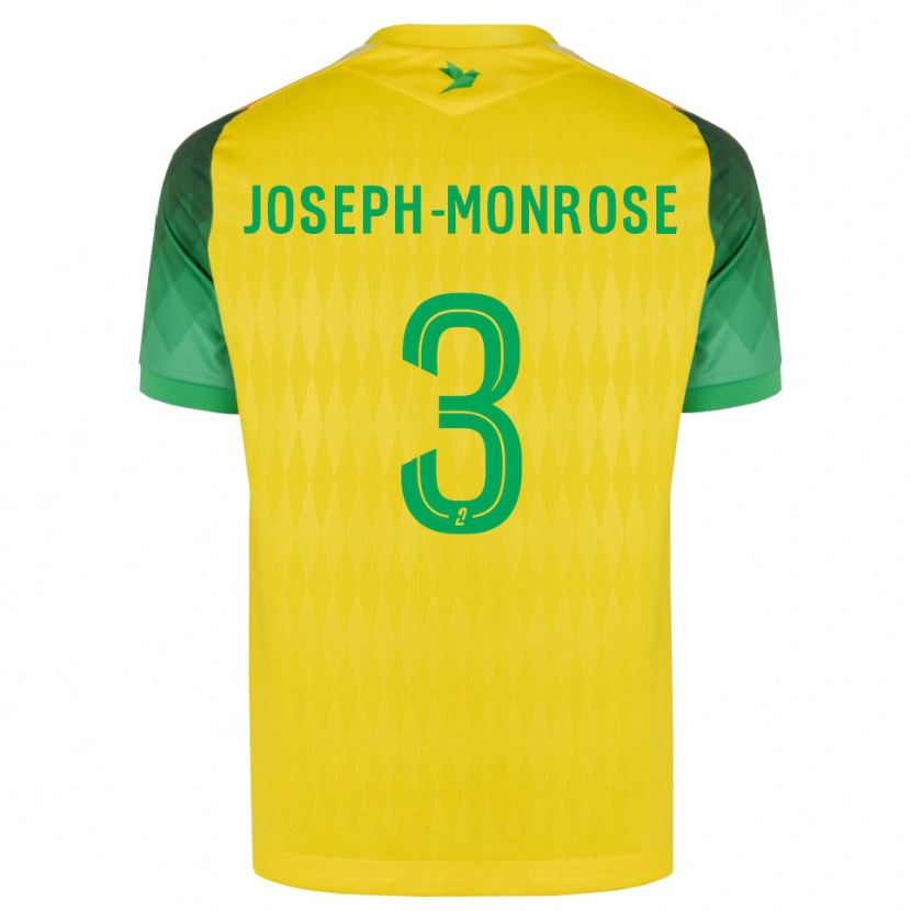 Danxen Herren Florian Joseph-Monrose #3 Gelb Grün Rot Heimtrikot Trikot 2026/27 T-Shirt