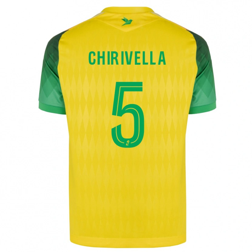 Danxen Herren Pedro Chirivella #5 Gelb Grün Rot Heimtrikot Trikot 2026/27 T-Shirt
