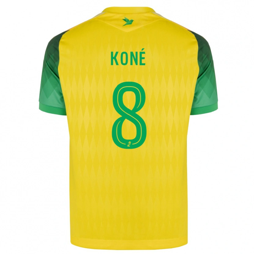Danxen Herren Kassoum Koné #8 Gelb Grün Rot Heimtrikot Trikot 2026/27 T-Shirt