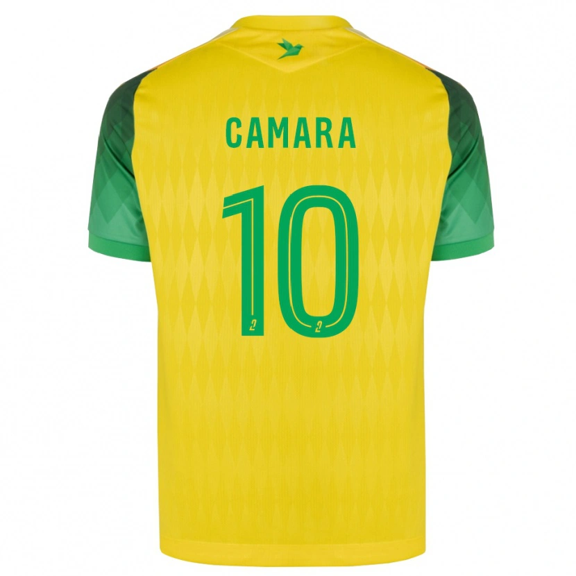 Danxen Herren Ibrahim Camara #10 Gelb Grün Rot Heimtrikot Trikot 2026/27 T-Shirt