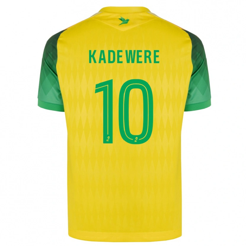 Danxen Herren Tino Kadewere #10 Gelb Grün Rot Heimtrikot Trikot 2026/27 T-Shirt