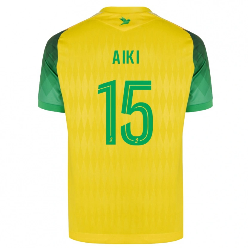 Danxen Herren Amed Aiki #15 Gelb Grün Rot Heimtrikot Trikot 2026/27 T-Shirt