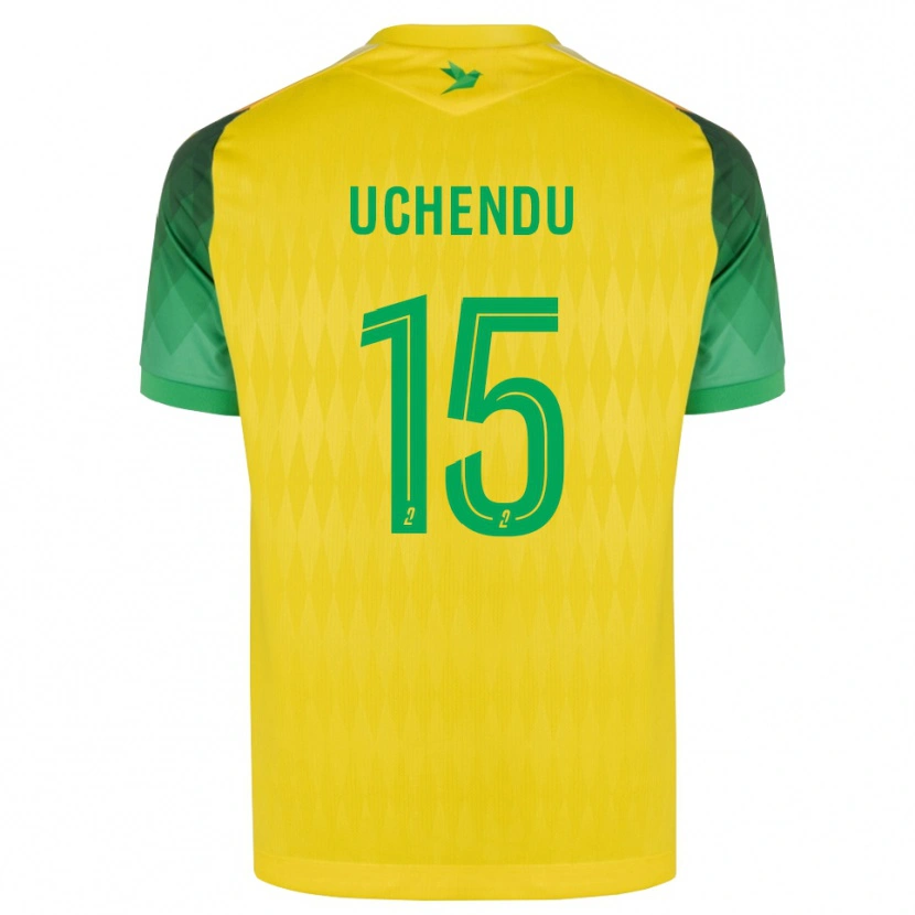 Danxen Herren Chinaza Uchendu #15 Gelb Grün Rot Heimtrikot Trikot 2026/27 T-Shirt