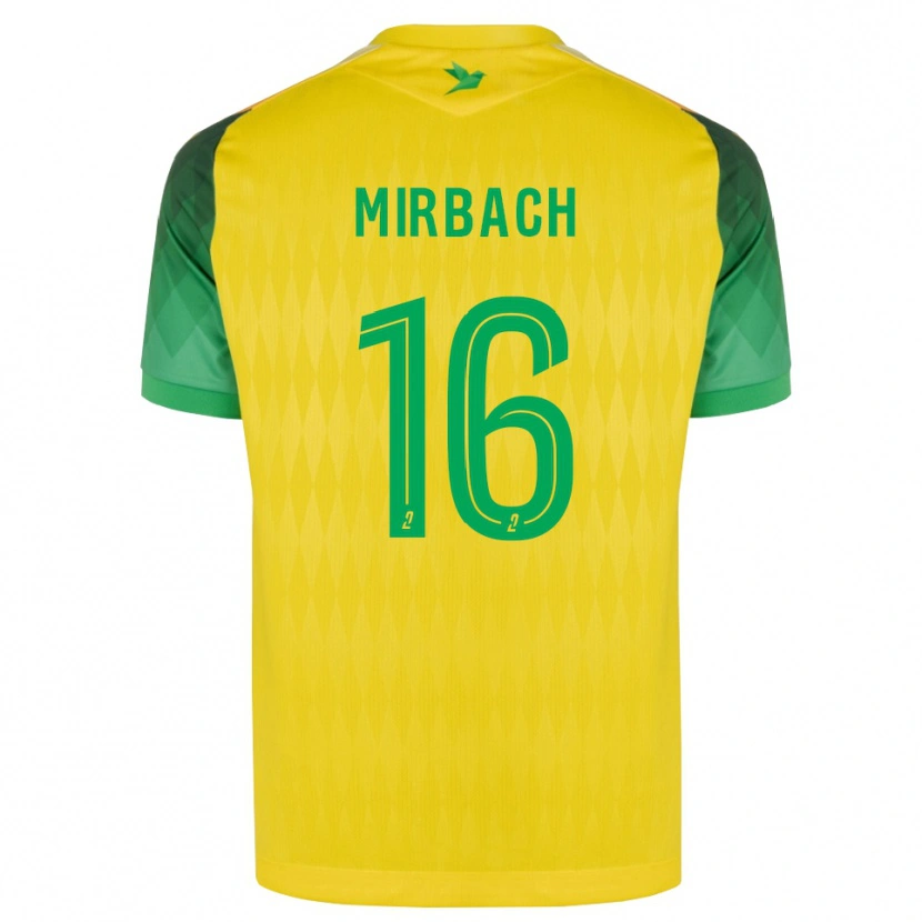 Danxen Herren Alexis Mirbach #16 Gelb Grün Rot Heimtrikot Trikot 2026/27 T-Shirt