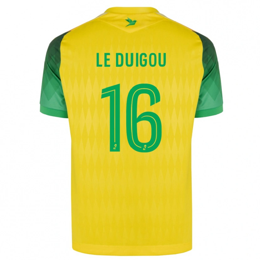 Danxen Herren Daniel Le Duigou #16 Gelb Grün Rot Heimtrikot Trikot 2026/27 T-Shirt