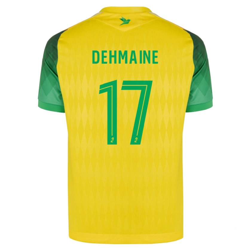 Danxen Herren Dehmaine Tabibou #17 Gelb Grün Rot Heimtrikot Trikot 2026/27 T-Shirt