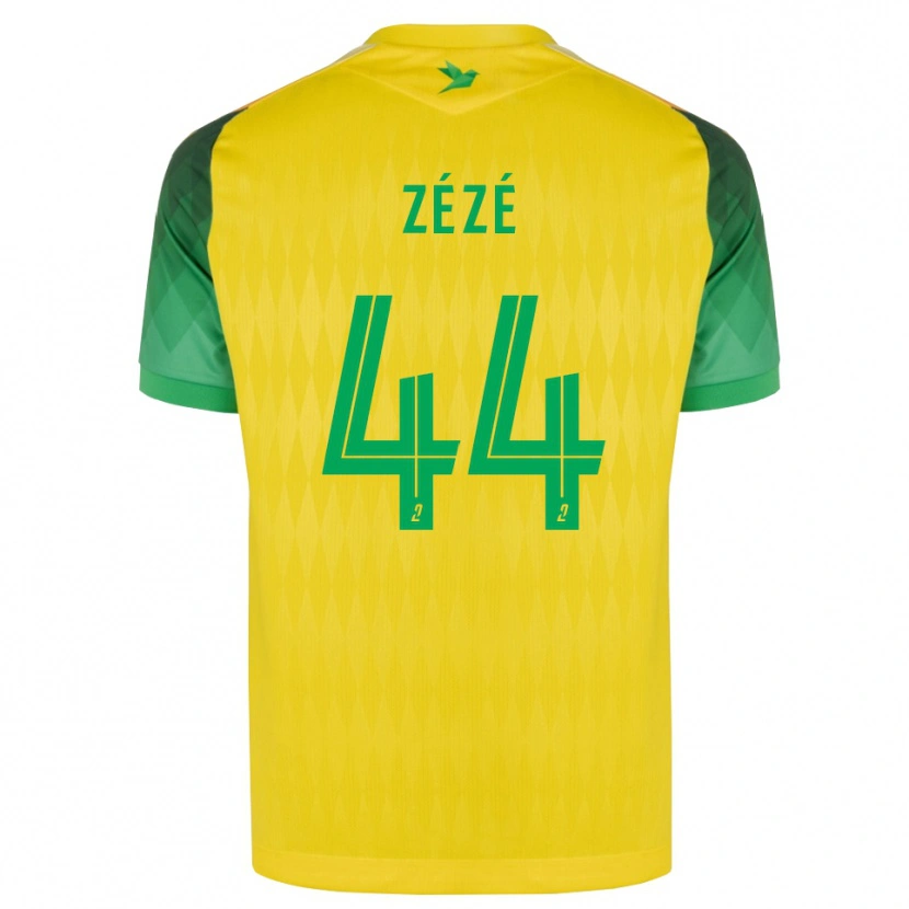 Danxen Herren Nathan Zézé #44 Gelb Grün Rot Heimtrikot Trikot 2026/27 T-Shirt