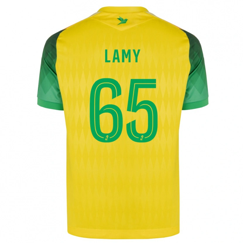 Danxen Herren Hugo Lamy #65 Gelb Grün Rot Heimtrikot Trikot 2026/27 T-Shirt