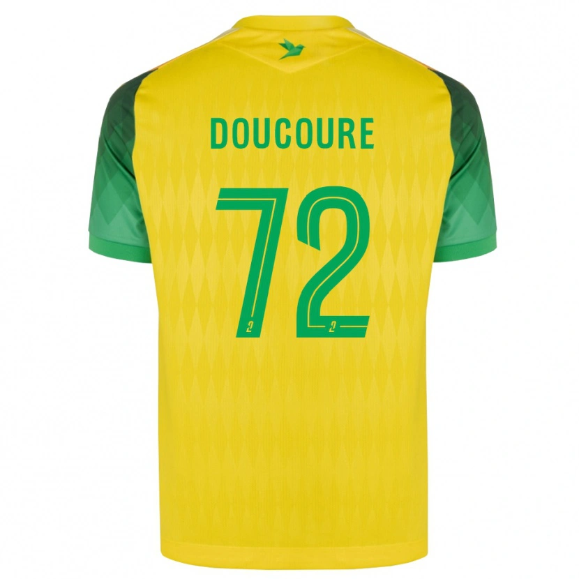 Danxen Herren Sékou Doucouré #72 Gelb Grün Rot Heimtrikot Trikot 2026/27 T-Shirt