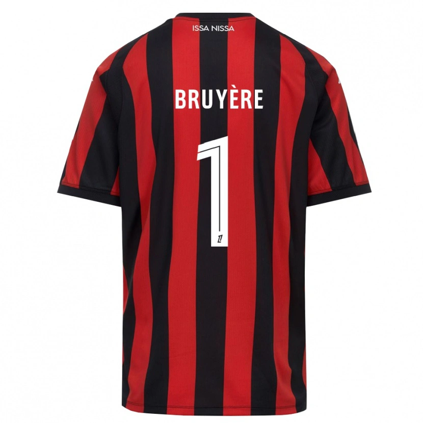 Danxen Herren Théo Bruyère #1 Rot Schwarz Weiß Heimtrikot Trikot 2026/27 T-Shirt