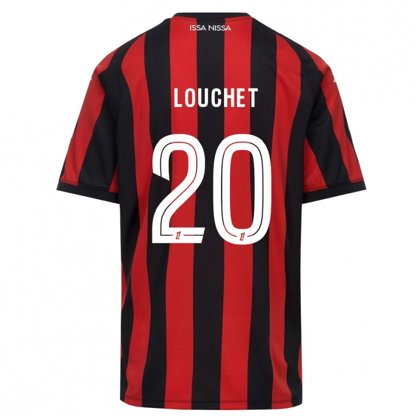 Danxen Herren Tom Louchet #20 Rot Schwarz Weiß Heimtrikot Trikot 2026/27 T-Shirt