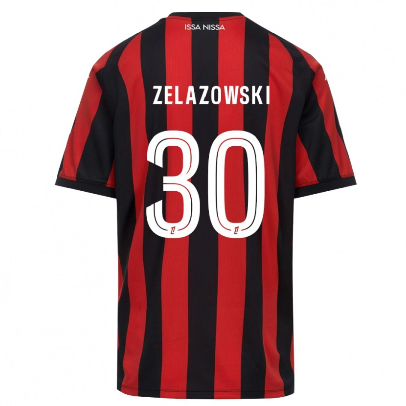 Danxen Herren Bartosz Zelazowski #30 Rot Schwarz Weiß Heimtrikot Trikot 2026/27 T-Shirt