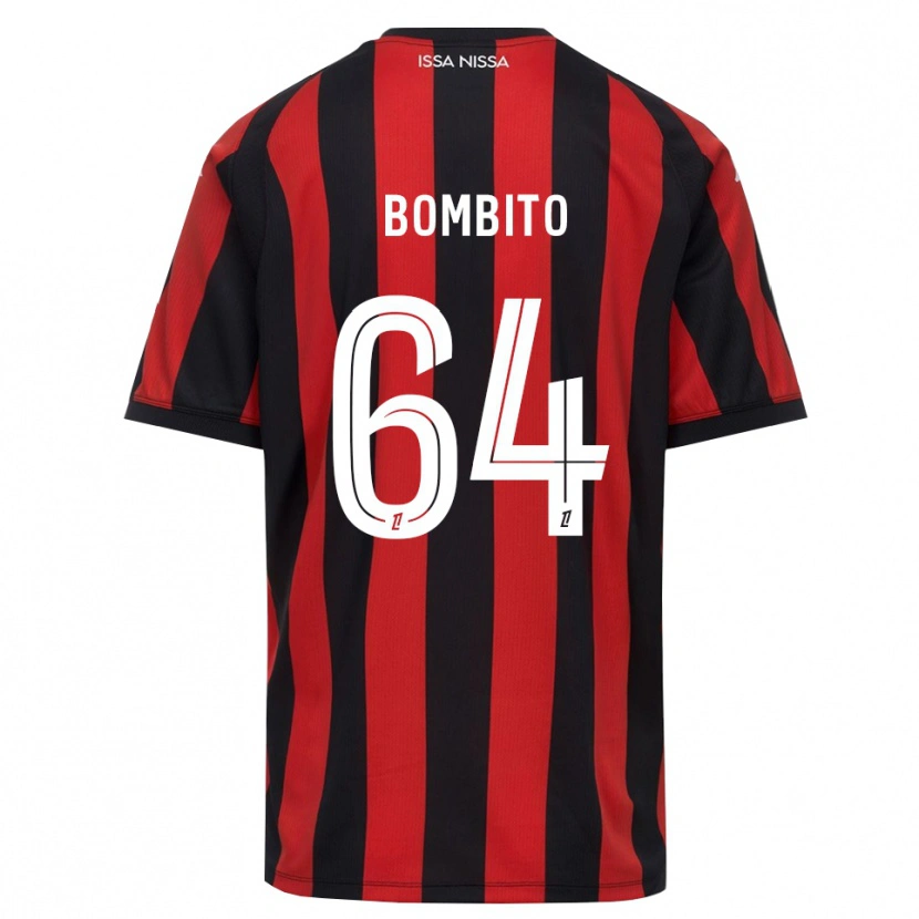 Danxen Herren Moïse Bombito #64 Rot Schwarz Weiß Heimtrikot Trikot 2026/27 T-Shirt