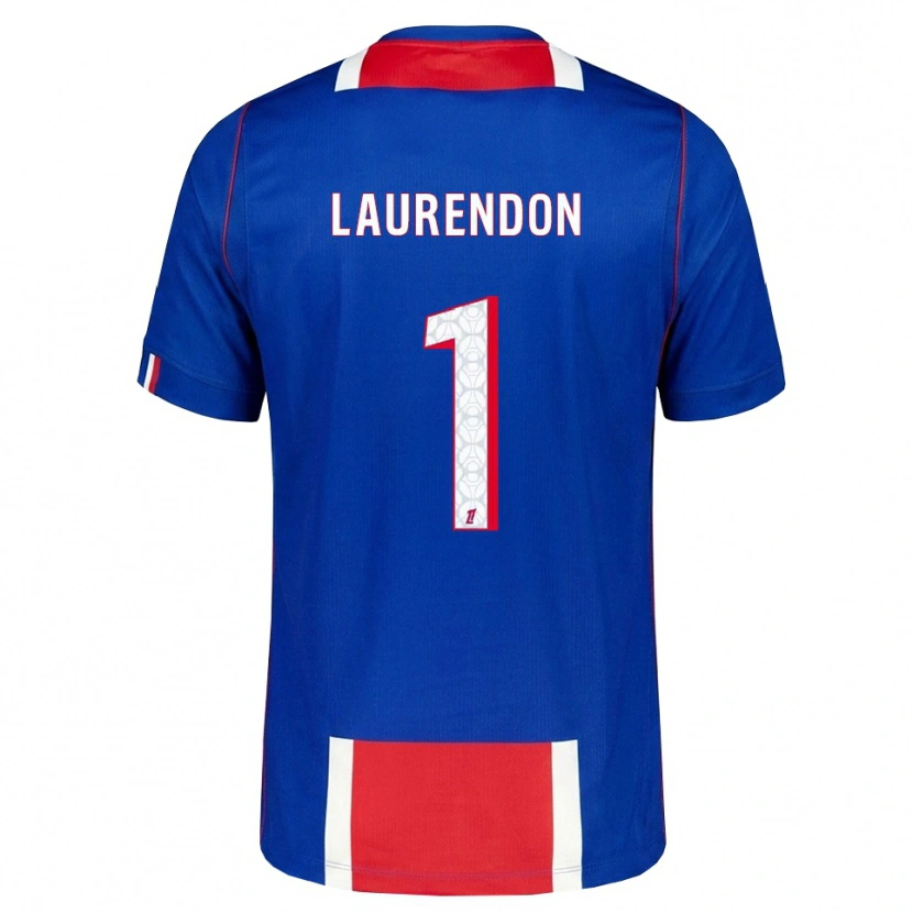 Danxen Herren Bilal Laurendon #1 Rot Weiß Blau Heimtrikot Trikot 2026/27 T-Shirt