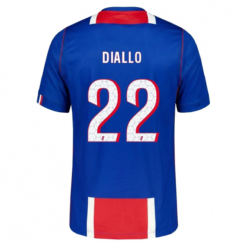 Danxen Herren Abdou Diallo #22 Rot Weiß Blau Heimtrikot Trikot 2026/27 T-Shirt