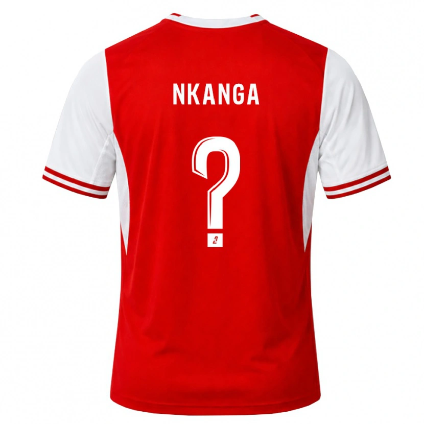 Danxen Herren Dayvin Nkanga #0 Rot Weiß Heimtrikot Trikot 2026/27 T-Shirt