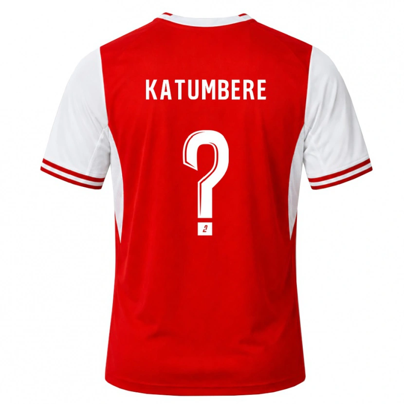 Danxen Herren Noah Katumbere #0 Rot Weiß Heimtrikot Trikot 2026/27 T-Shirt