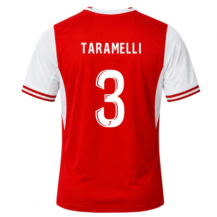 Danxen Herren Valentin Taramelli #3 Rot Weiß Heimtrikot Trikot 2026/27 T-Shirt