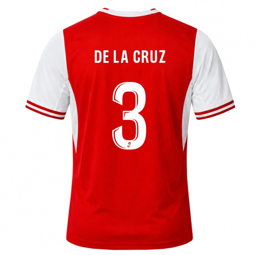 Danxen Herren Maiky De La Cruz #3 Rot Weiß Heimtrikot Trikot 2026/27 T-Shirt