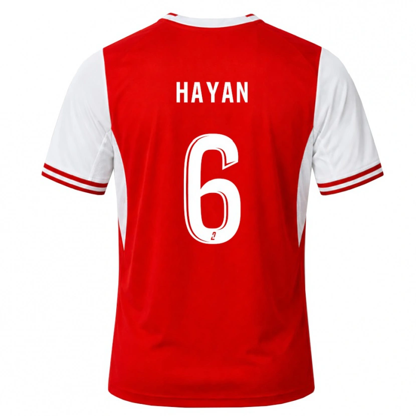 Danxen Herren Zahid Hayan #6 Rot Weiß Heimtrikot Trikot 2026/27 T-Shirt