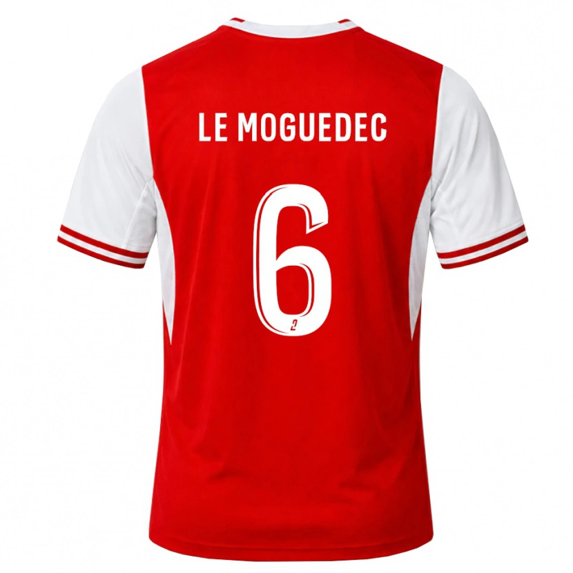 Danxen Herren Anaële Le Moguédec #6 Rot Weiß Heimtrikot Trikot 2026/27 T-Shirt