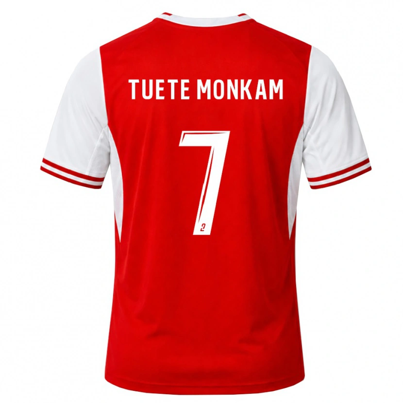 Danxen Herren Malcolm Tuete Monkam #7 Rot Weiß Heimtrikot Trikot 2026/27 T-Shirt