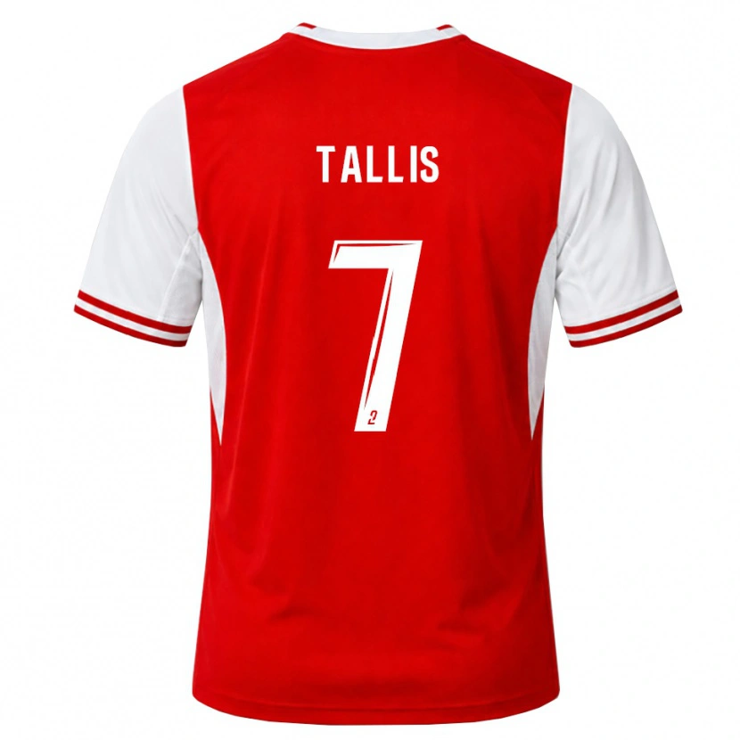 Danxen Herren Lohan Tallis #7 Rot Weiß Heimtrikot Trikot 2026/27 T-Shirt