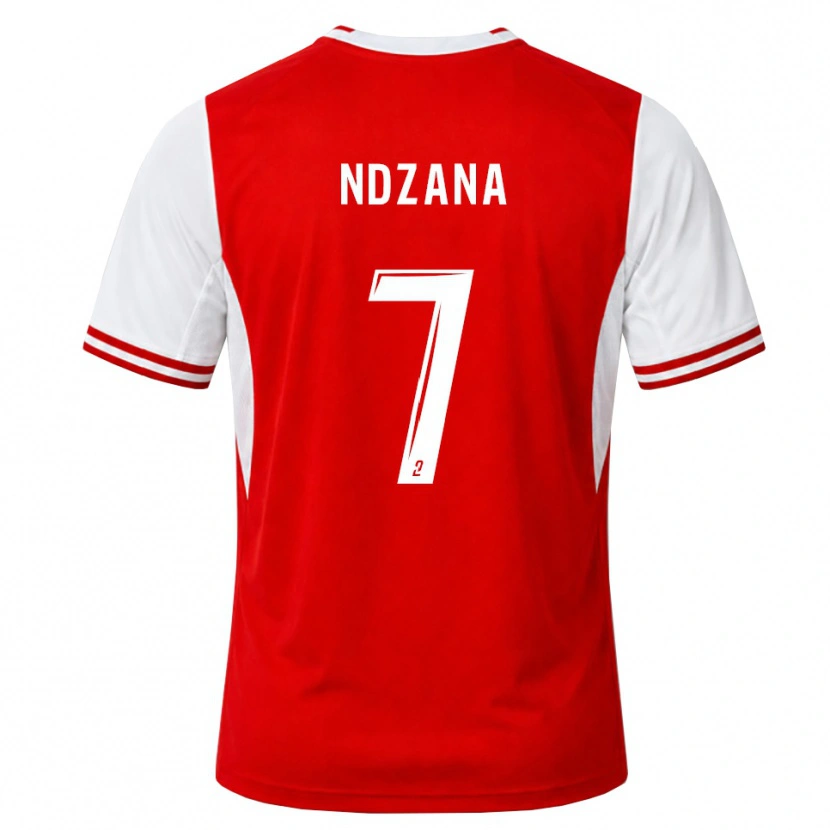 Danxen Herren Colette Ndzana Fegue #7 Rot Weiß Heimtrikot Trikot 2026/27 T-Shirt