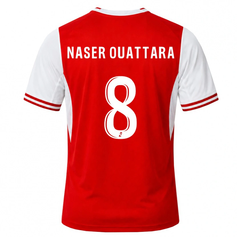 Danxen Herren Papus Naser Ouattara #8 Rot Weiß Heimtrikot Trikot 2026/27 T-Shirt