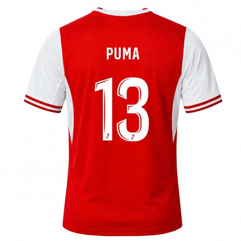 Danxen Herren Isaac Puma #13 Rot Weiß Heimtrikot Trikot 2026/27 T-Shirt