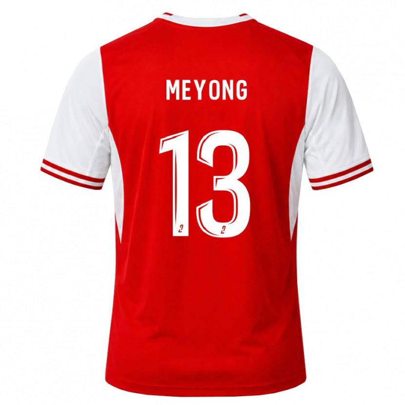 Danxen Herren Charlène Meyong #13 Rot Weiß Heimtrikot Trikot 2026/27 T-Shirt