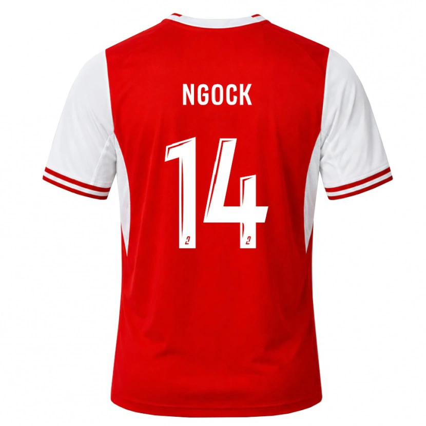 Danxen Herren Monique Ngock #14 Rot Weiß Heimtrikot Trikot 2026/27 T-Shirt