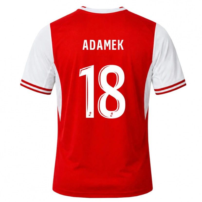 Danxen Herren Kayla Adamek #18 Rot Weiß Heimtrikot Trikot 2026/27 T-Shirt