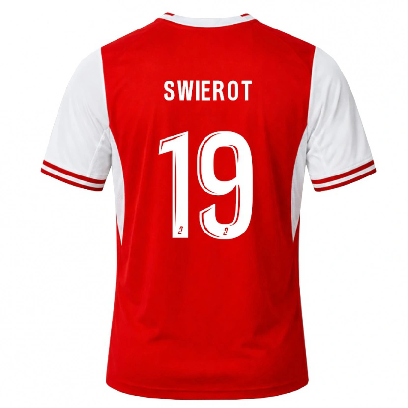 Danxen Herren Julie Swierot #19 Rot Weiß Heimtrikot Trikot 2026/27 T-Shirt