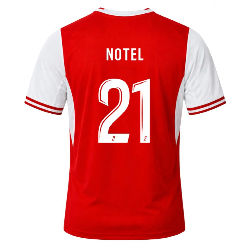 Danxen Herren Lea Notel #21 Rot Weiß Heimtrikot Trikot 2026/27 T-Shirt