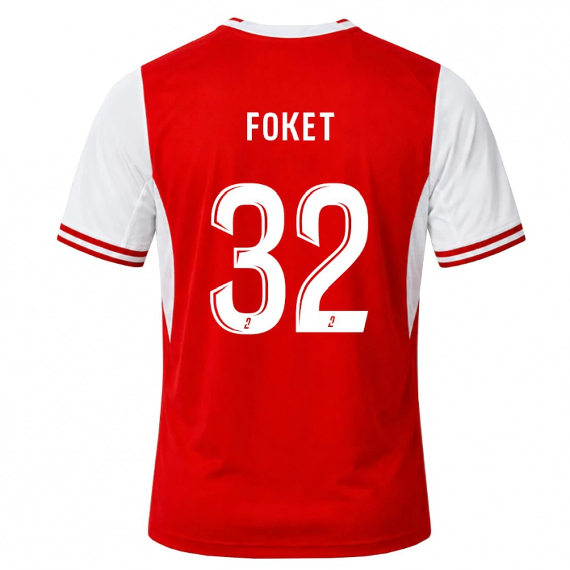Danxen Herren Thomas Foket #32 Rot Weiß Heimtrikot Trikot 2026/27 T-Shirt