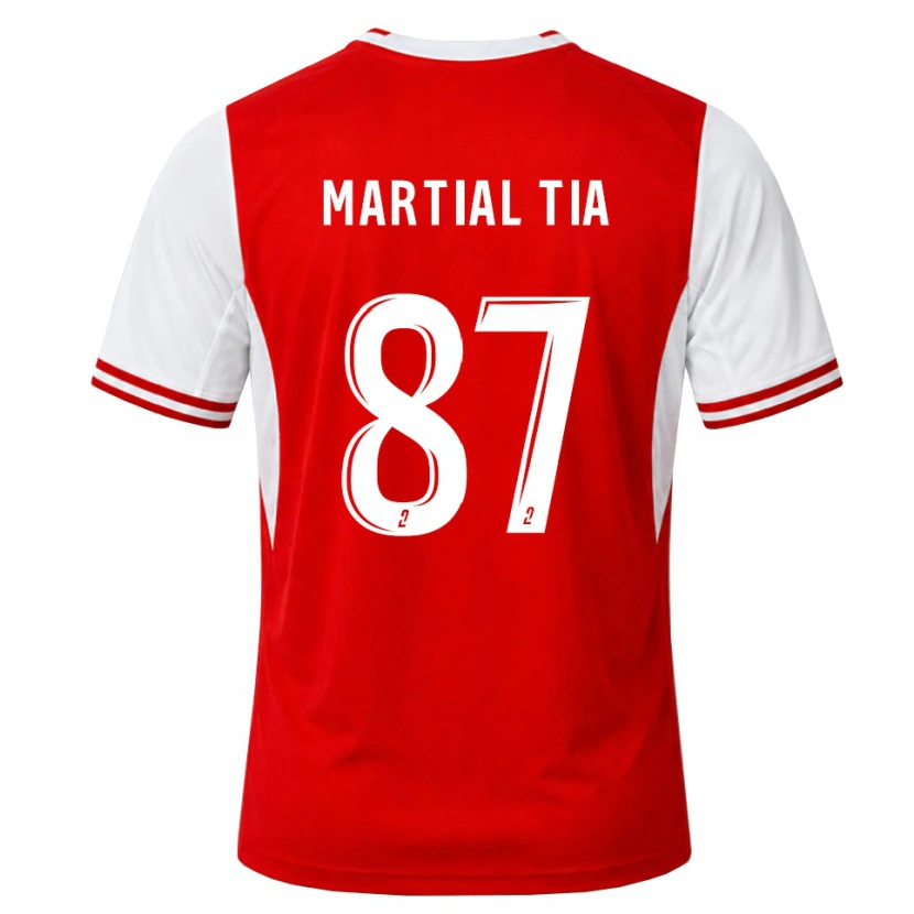 Danxen Herren Martial Tia #87 Rot Weiß Heimtrikot Trikot 2026/27 T-Shirt