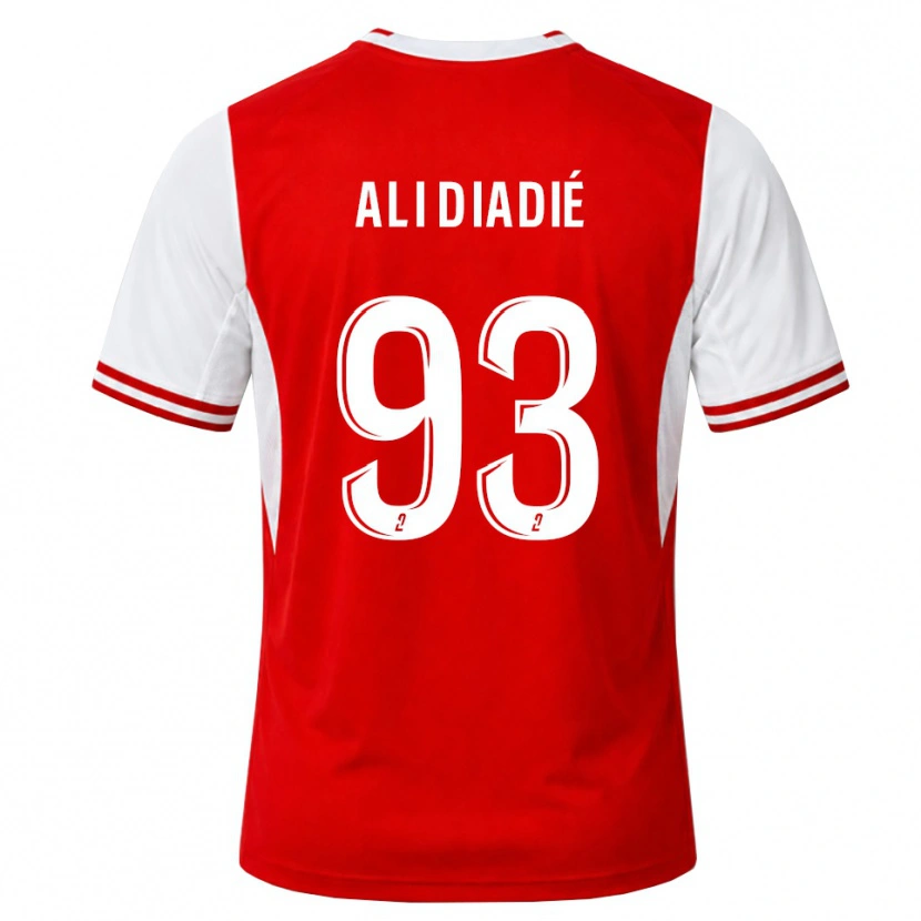 Danxen Herren Mohamed Ali Diadié #93 Rot Weiß Heimtrikot Trikot 2026/27 T-Shirt