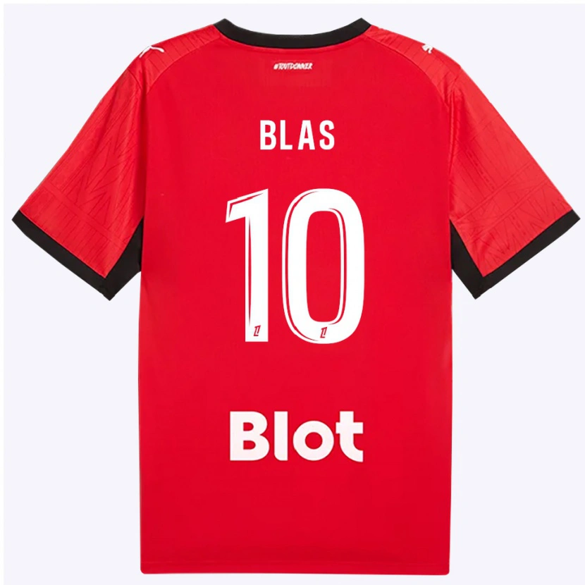 Danxen Herren Ludovic Blas #10 Rot Schwarz Weiß Heimtrikot Trikot 2026/27 T-Shirt