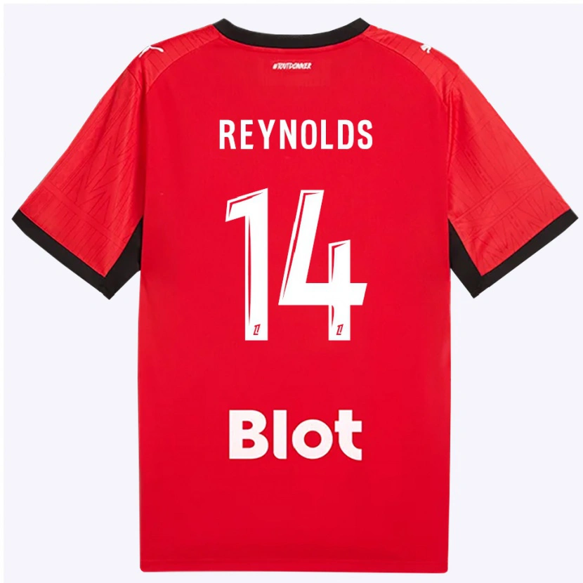 Danxen Herren Bryan Reynolds #14 Rot Schwarz Weiß Heimtrikot Trikot 2026/27 T-Shirt
