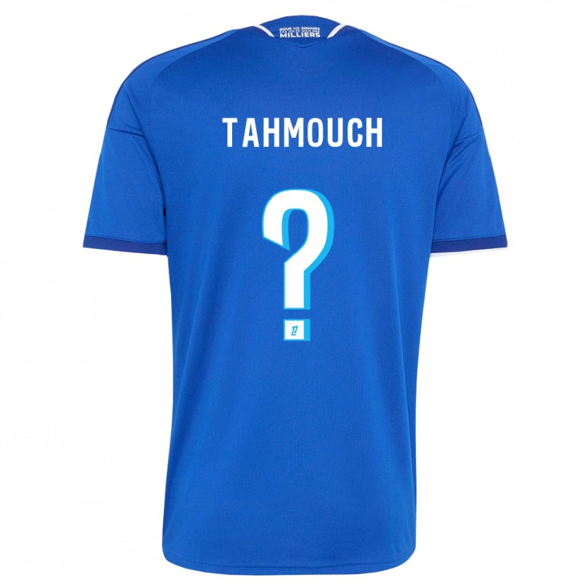 Danxen Herren Mathieu Tahmouch #0 Königsblau Weiß Heimtrikot Trikot 2026/27 T-Shirt