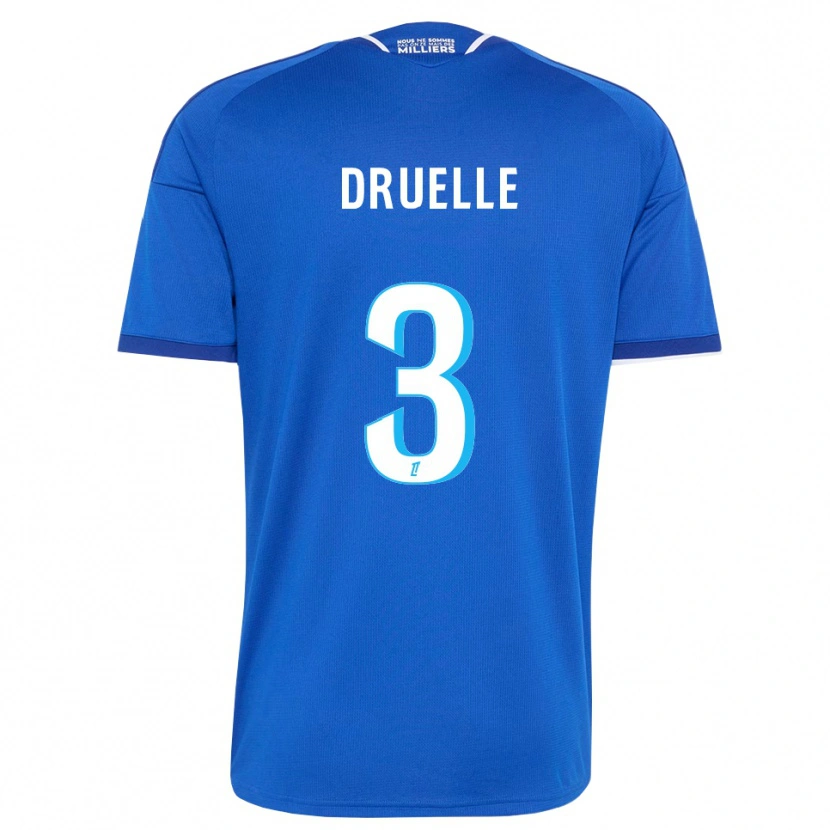 Danxen Herren Robin Druelle #3 Königsblau Weiß Heimtrikot Trikot 2026/27 T-Shirt