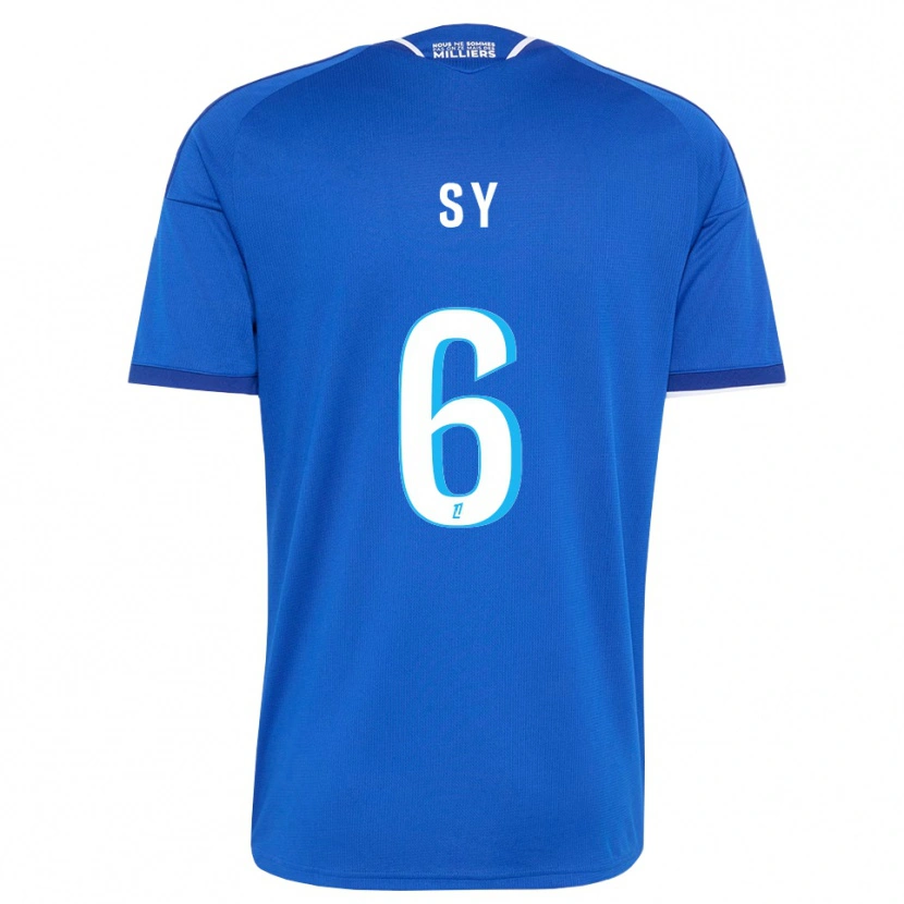 Danxen Herren Demba Sy #6 Königsblau Weiß Heimtrikot Trikot 2026/27 T-Shirt