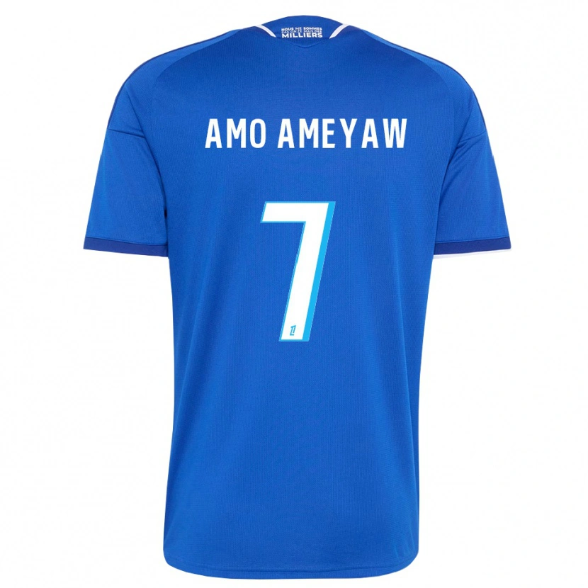 Danxen Herren Samuel Amo-Ameyaw #7 Königsblau Weiß Heimtrikot Trikot 2026/27 T-Shirt