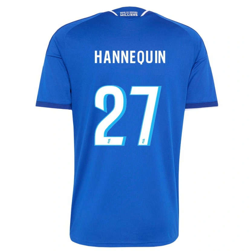 Danxen Herren Laurine Hannequin #27 Königsblau Weiß Heimtrikot Trikot 2026/27 T-Shirt