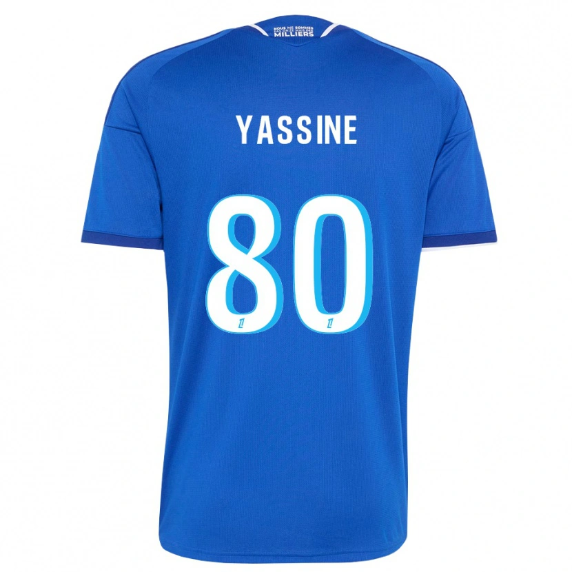 Danxen Herren Gessime Yassine #80 Königsblau Weiß Heimtrikot Trikot 2026/27 T-Shirt